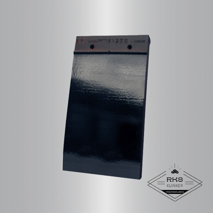 Керамическая черепица Koramic, Plain Tile Smooth, Black Glazed в Брянске